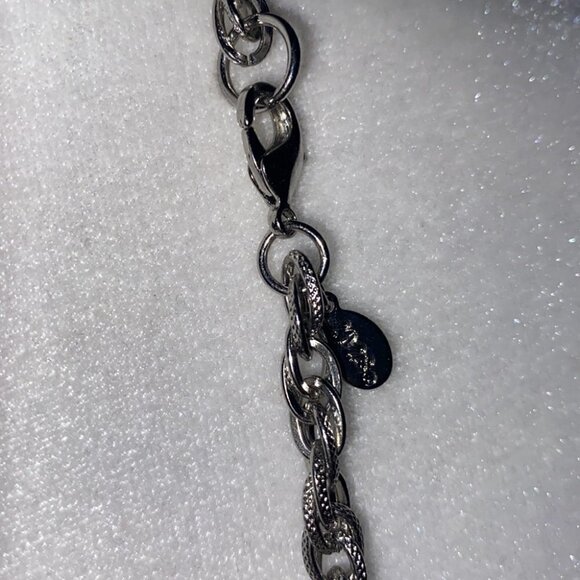 LONG Versatile Necklace Silver Tone - Picture 7 of 8